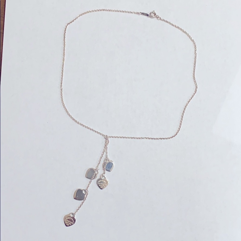 Tiffany & Co. drop heart necklace